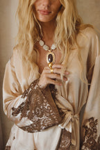 Gold Standard Champagne Kimono Dress
