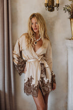 Gold Standard Champagne Kimono Dress