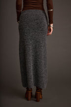 Alpine Charcoal Sweater Maxi Skirt