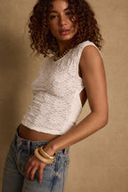 April White Lace Top