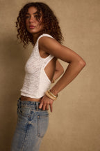 April White Lace Top