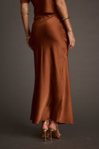 Alaina Cinnamon Maxi Skirt