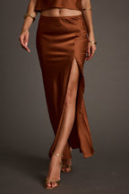 Alaina Cinnamon Maxi Skirt