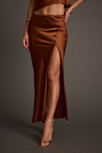 Alaina Cinnamon Maxi Skirt