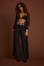 Ambrose Black Lace Pull On Pants