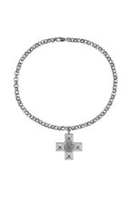 Anastasia Silver Cross Pendant Necklace