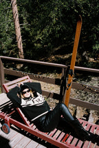 Chalet Black Faux Fur Headband