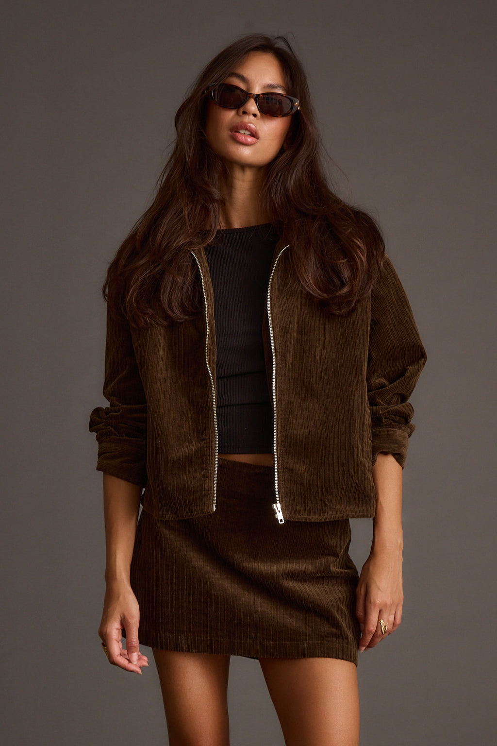 Gramercy Mocha Corduroy Jacket