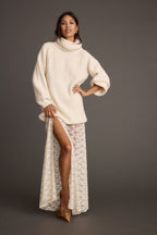 Odessa White Lace Maxi Skirt