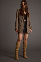 Bexley Black Lace Trim Mini Skirt