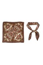 Bandit Mocha Floral Scarf