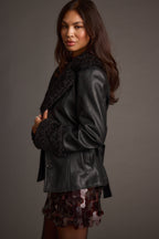 Banks Black Belted Coat