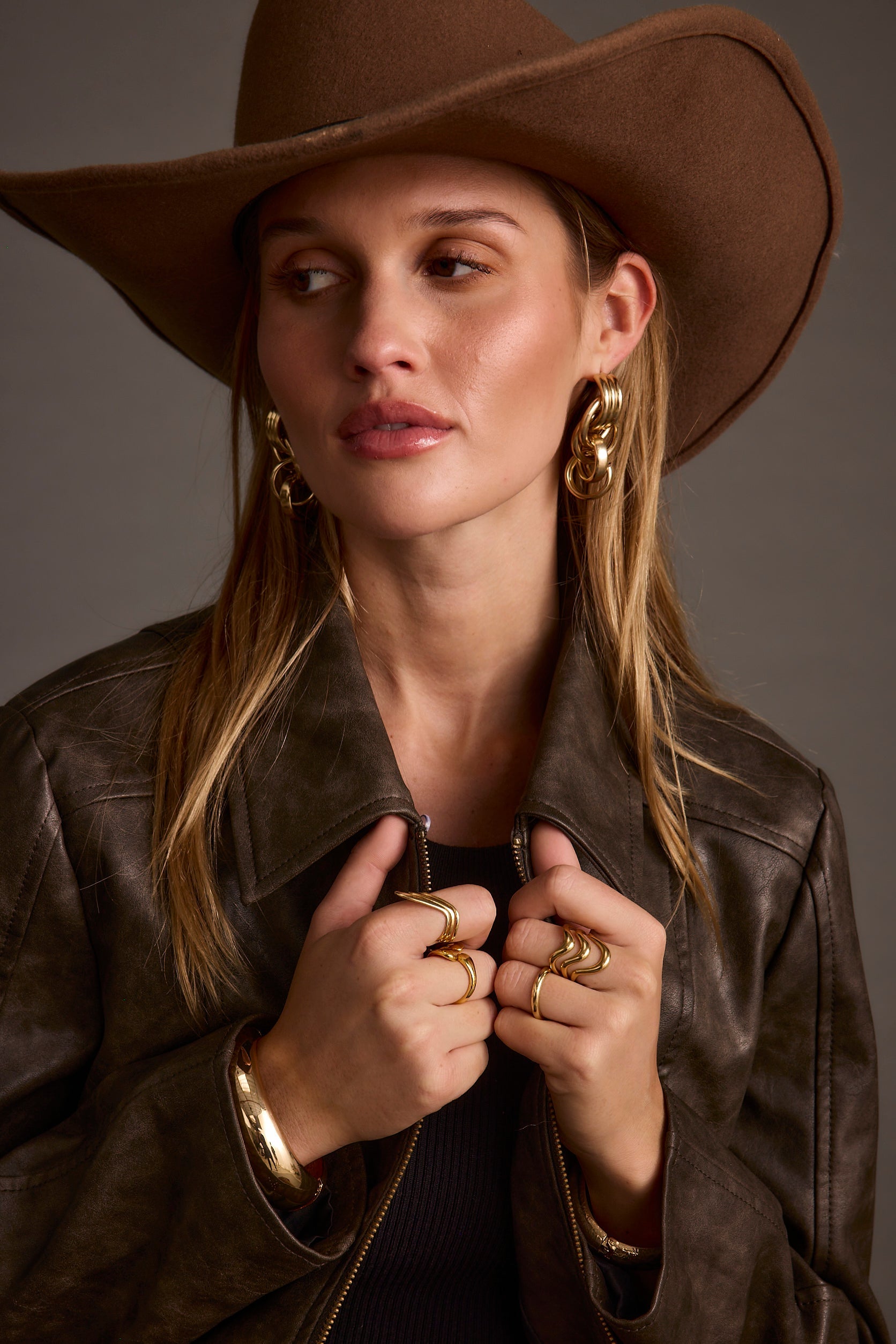 Beckett Espresso Vegan Leather Jacket