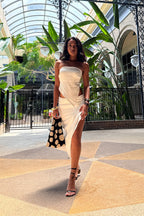 Belleza White Asymmetrical Skirt