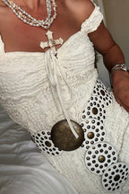 Eileen White Low Rise Belt