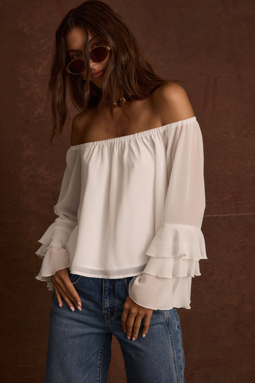 Brinley Off Shoulder Blouse