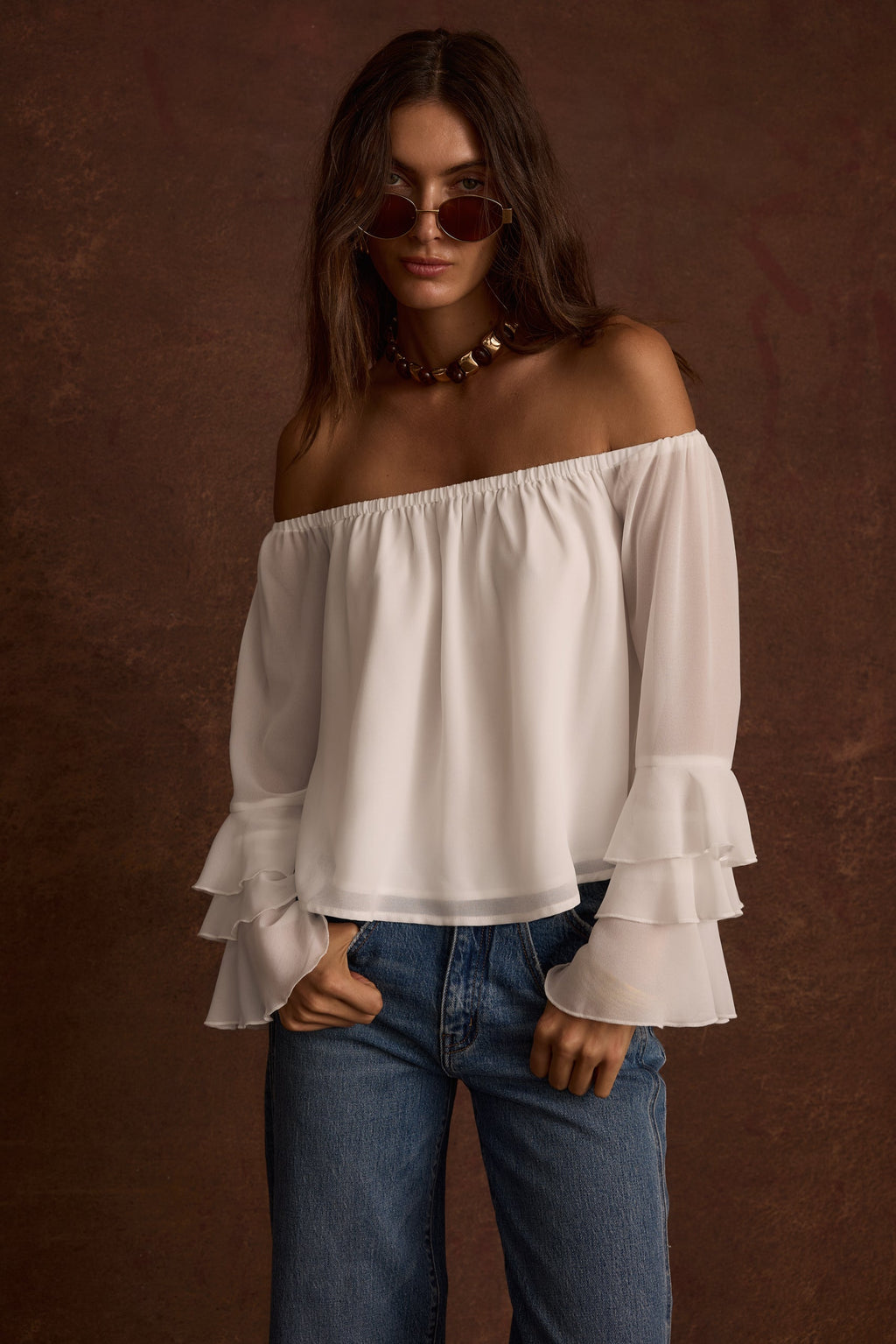 Brinley Off Shoulder Blouse