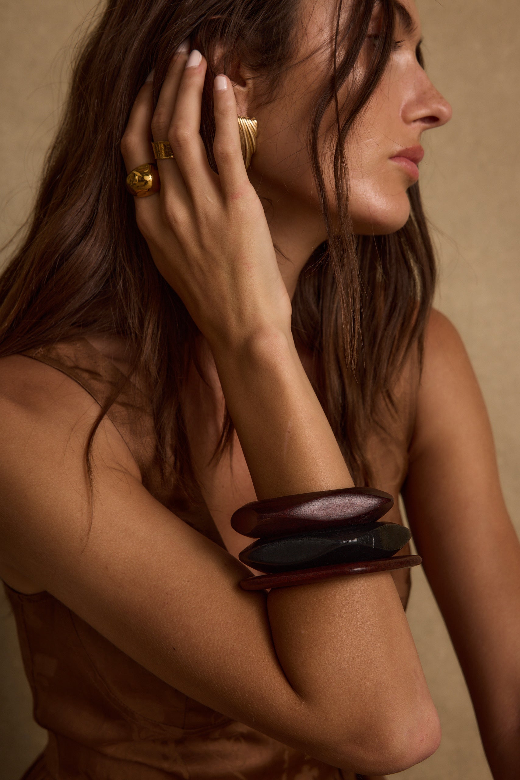 Canyon Artisan Chunky Bangle Stack