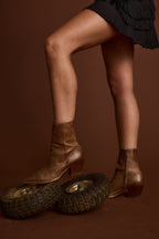 Caty Vintage Tan Boot