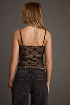 Countdown Black Lace Corset Top