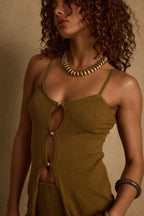 Cresta Moss Knit Top