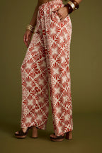 Cubana Rust Satin Pants