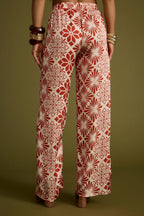 Cubana Rust Satin Pants