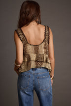 Cynthia Snake Print Tank
