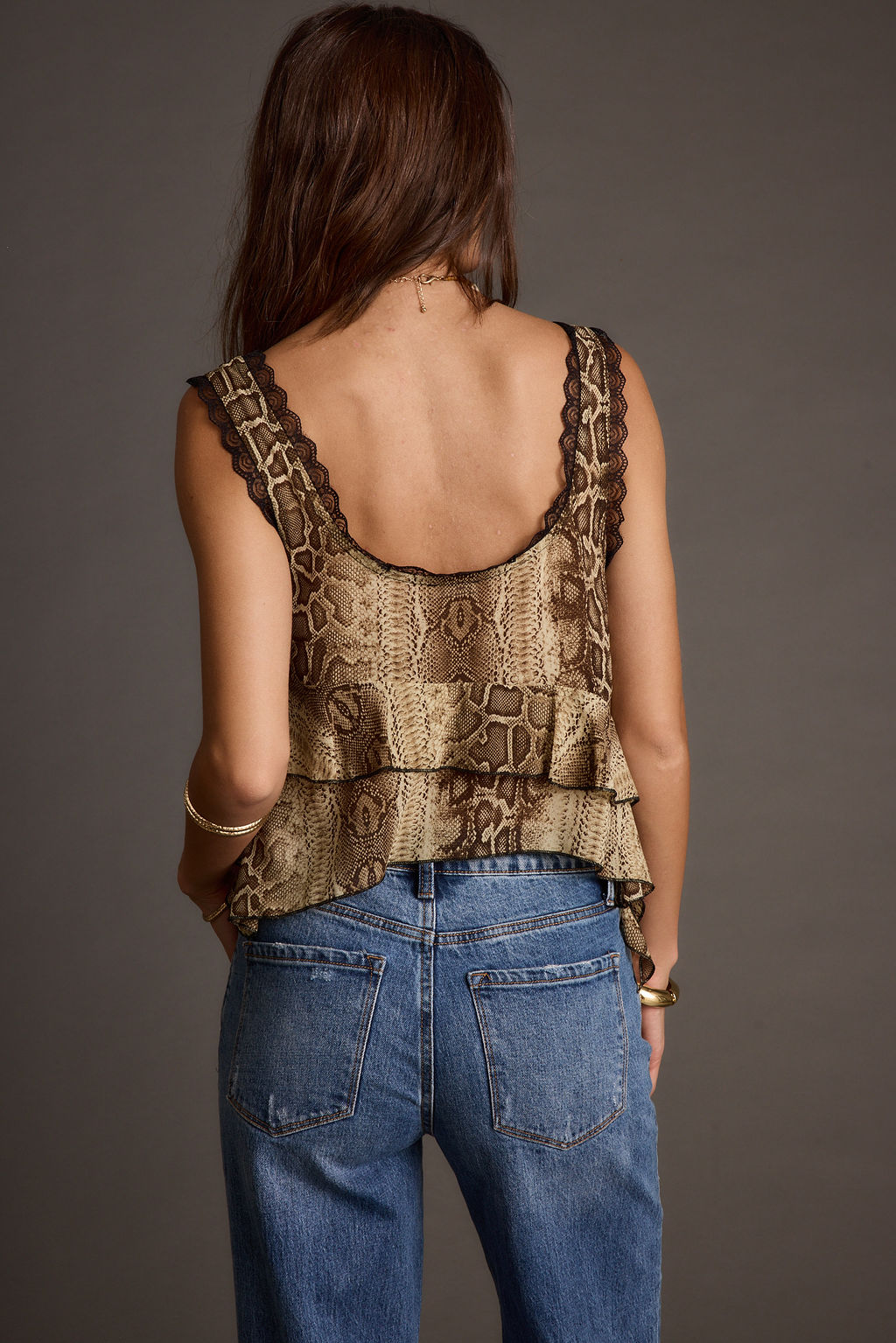 Cynthia Snake Print Tank