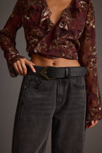 Calder Black Interchangeable Buckle Belt