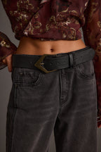 Calder Black Interchangeable Buckle Belt