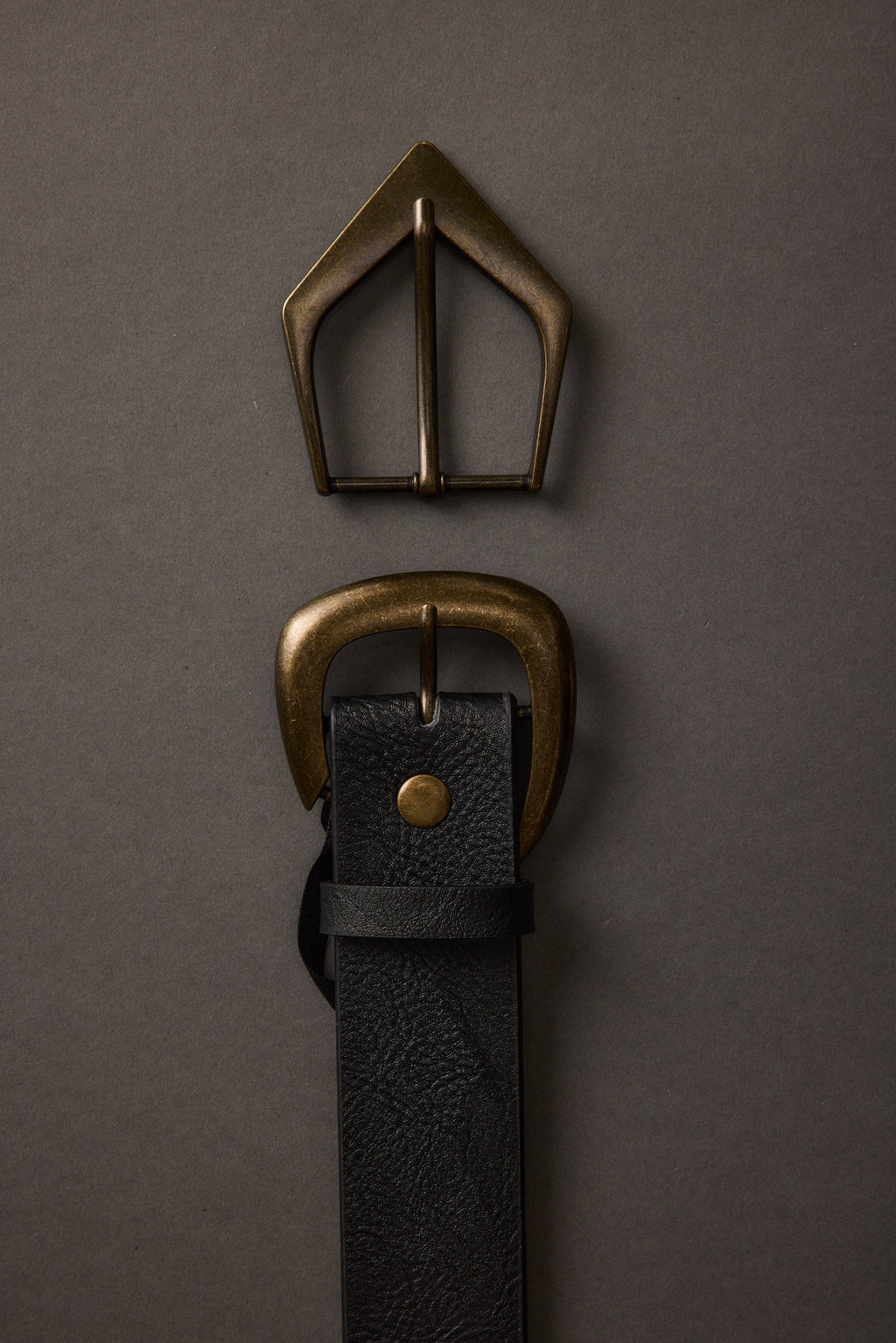 Calder Black Interchangeable Buckle Belt