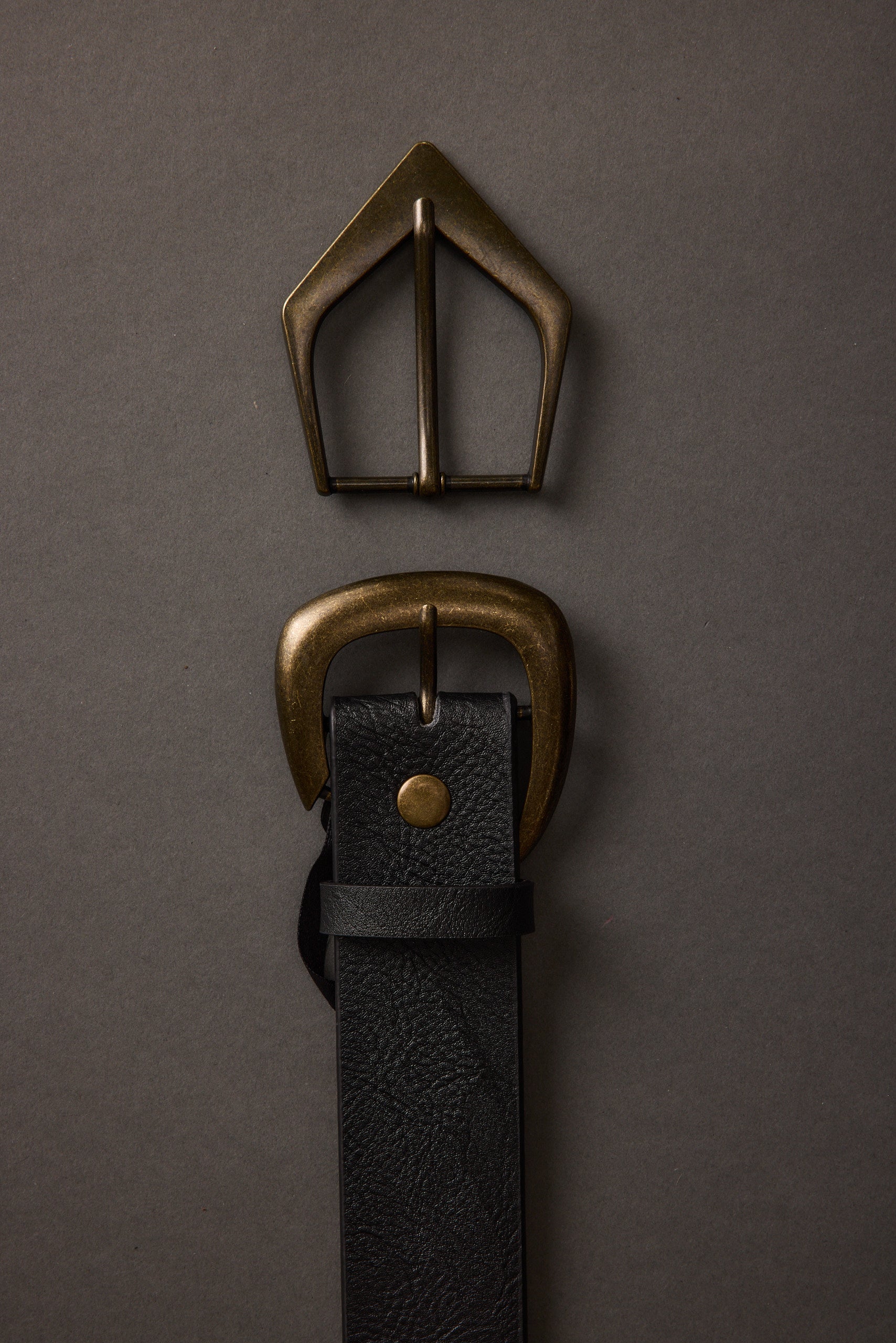 Calder Black Interchangeable Buckle Belt