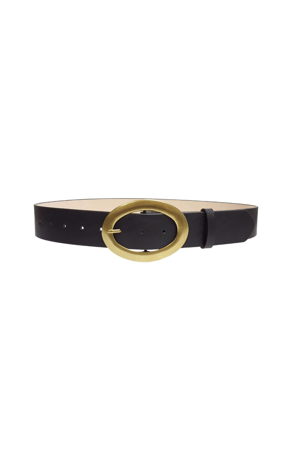 Candor Black and Oval Belt
