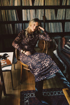 Casanova Leopard Mesh Maxi Dress