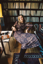 Casanova Leopard Mesh Maxi Dress