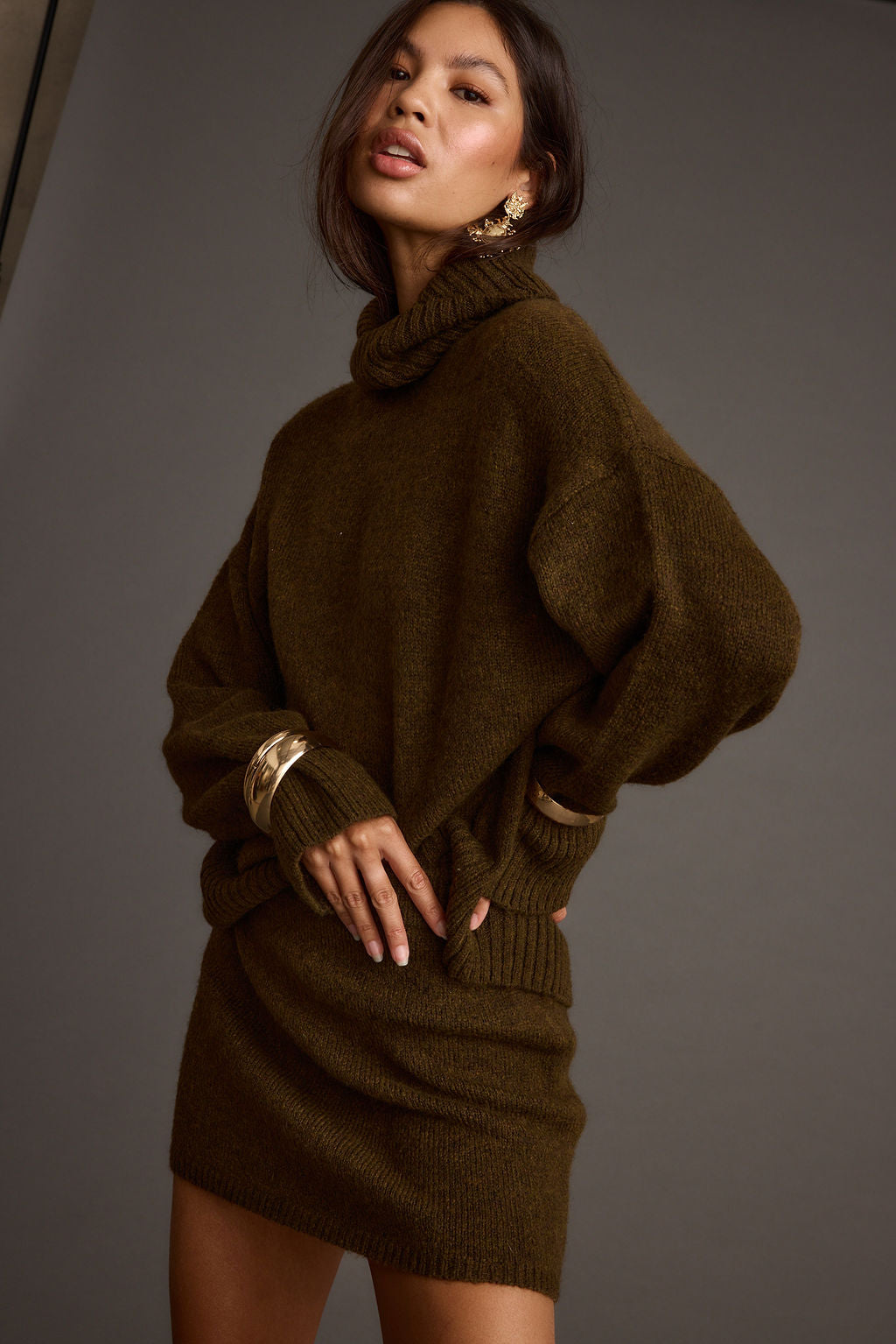 Cedar Sweater Mini Skirt