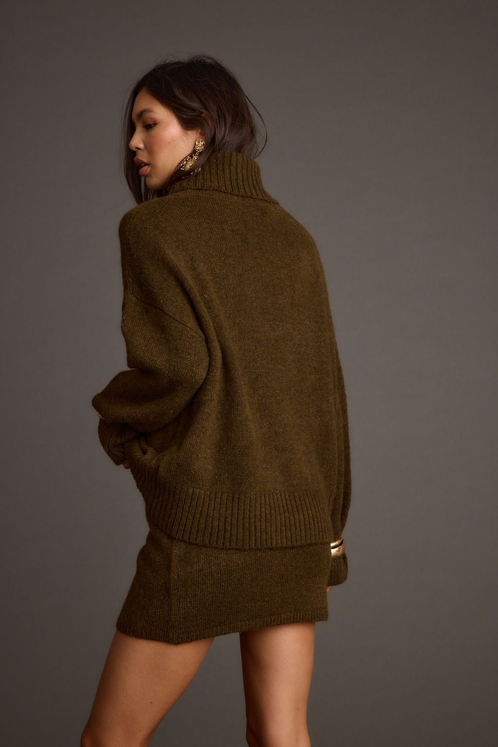 Cedar Sweater Mini Skirt