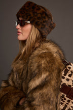 Chalet Leopard Faux Fur Headband