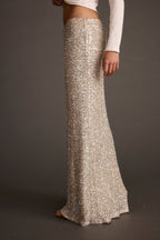 Champagne Nights Maxi Skirt