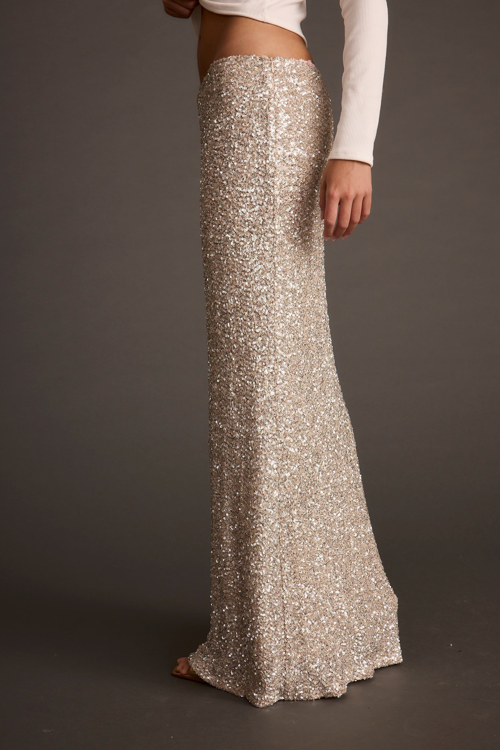 Champagne Nights Maxi Skirt