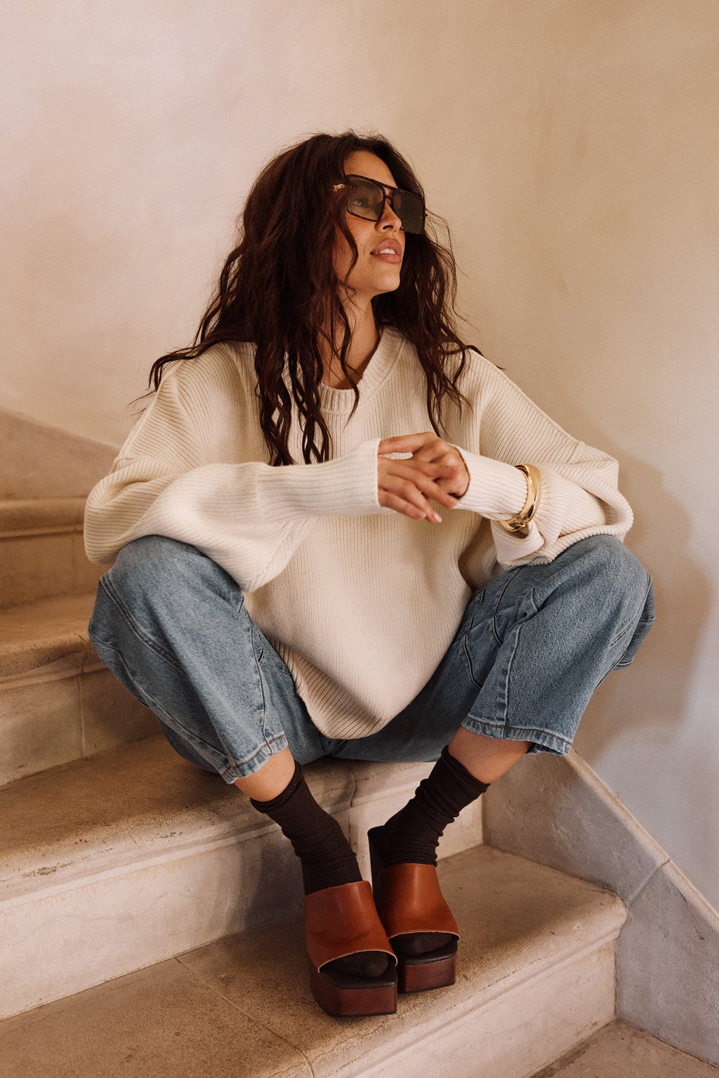 Chelsea Cream Sweater