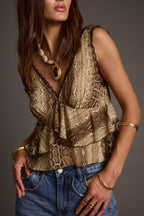 Cynthia Snake Print Tank