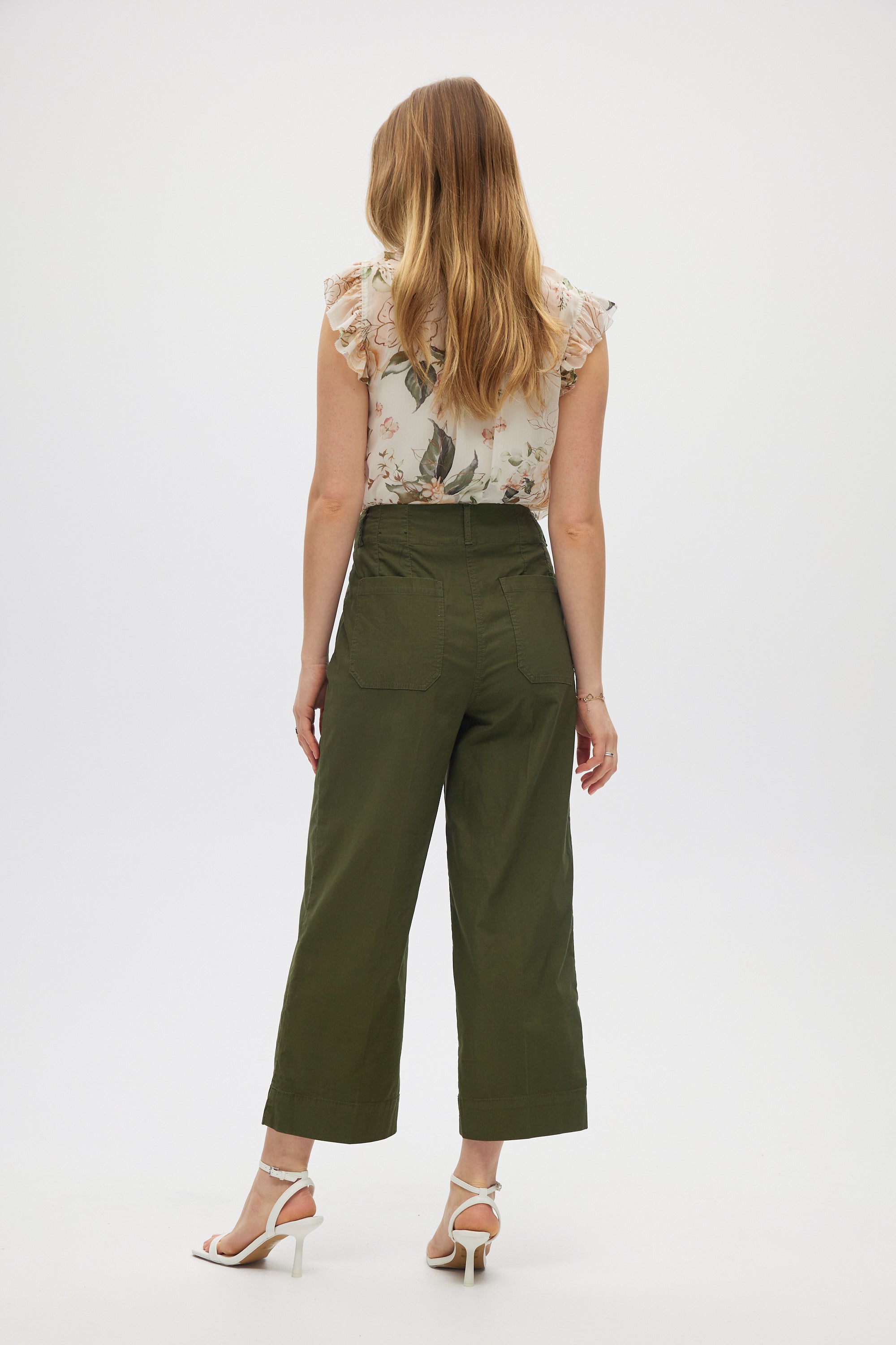 Olive Essential High-Rise Pants