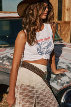 Desert Valley Drift Graphic White Tank