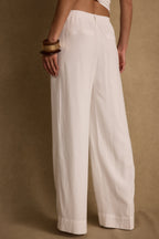 Diane White Linen Trouser