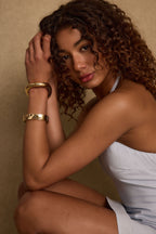 Elisa Gold Bangle Set