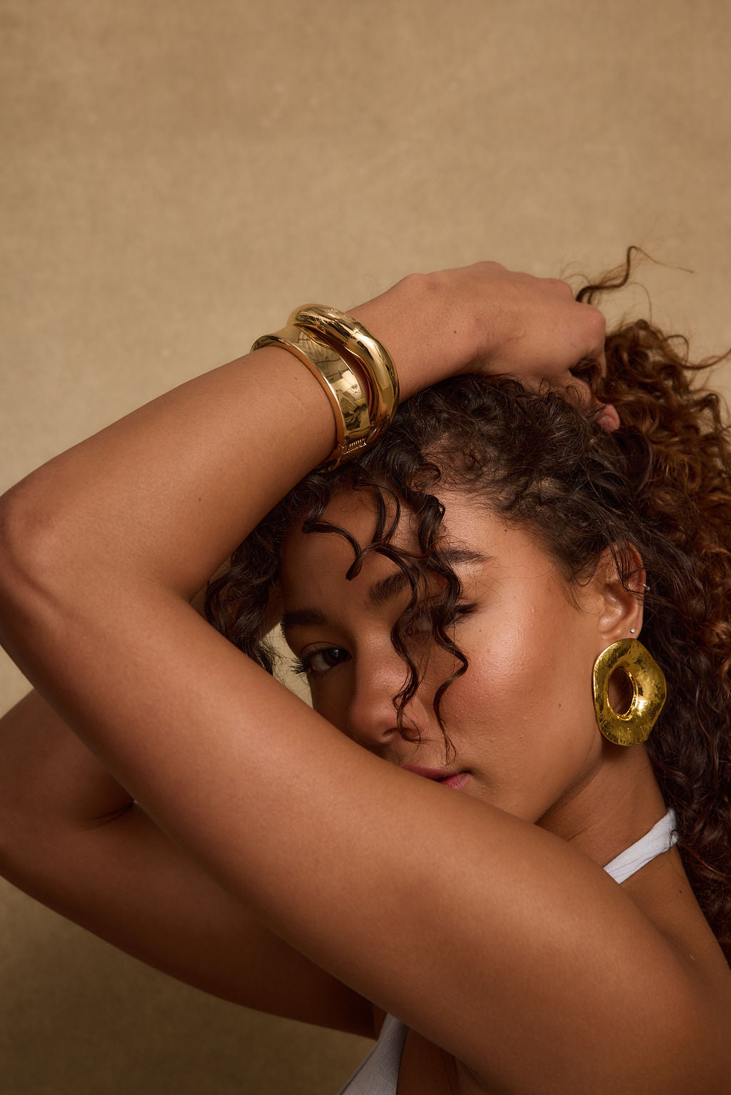 Elisa Gold Bangle Set