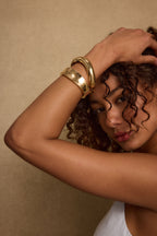 Elisa Gold Bangle Set