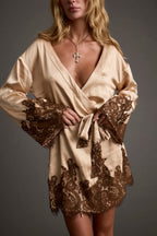 Gold Standard Champagne Kimono Dress